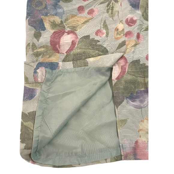 St Roma Vintage Floral Belted Skirt - Picture 6 of 8